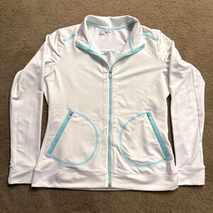 Womens Nike Golf Jacket Dry Fit Full Zip Long Sleeve Lightweight Size XL